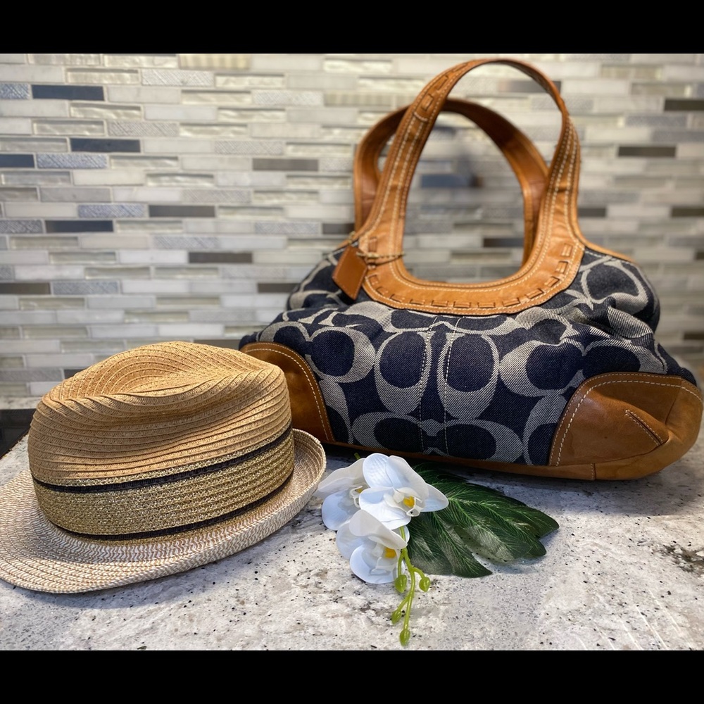 Coach 12747 Ergo Signature Pleated Handbag